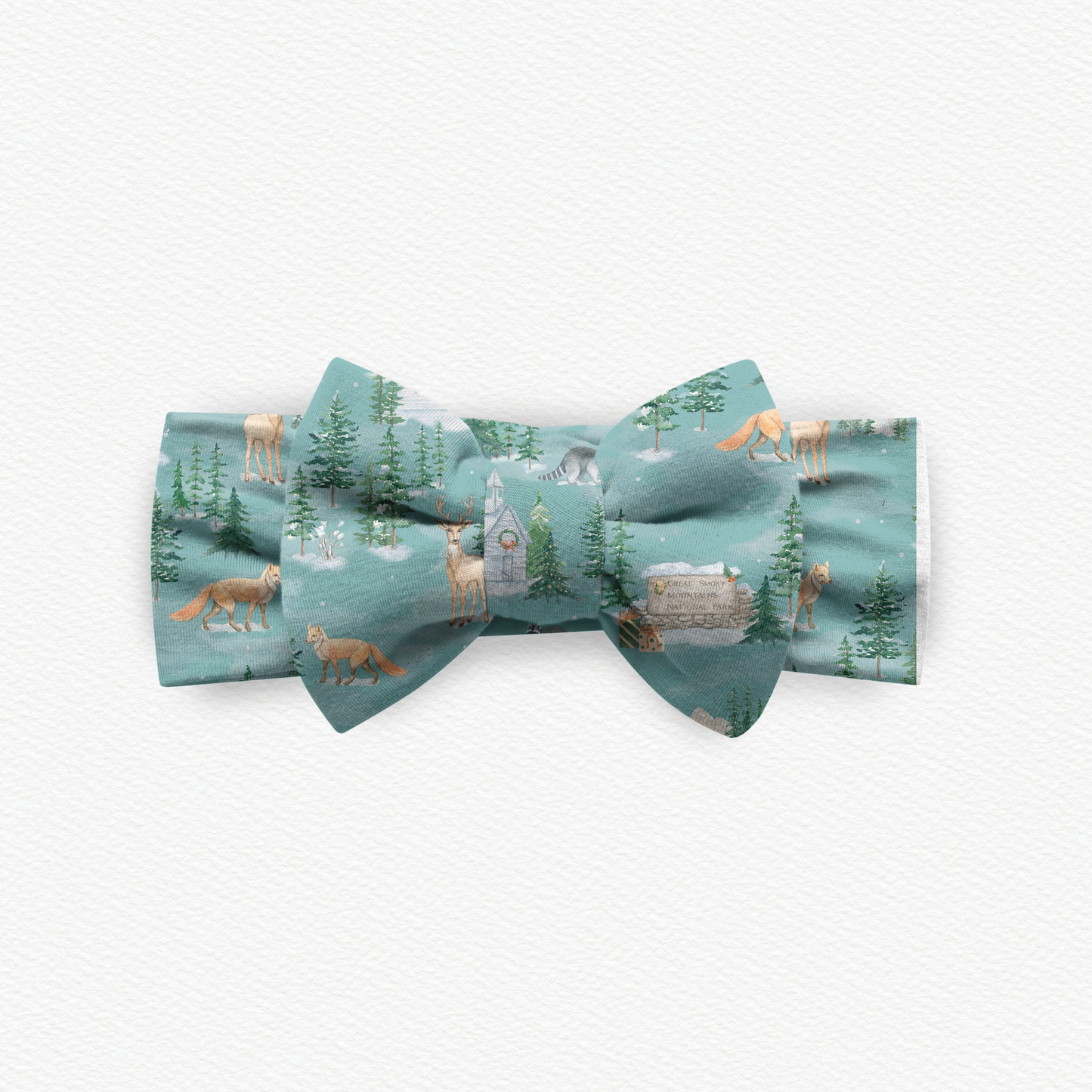 Christmas in the Smokies Bow Headband