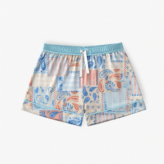 Americana Patchwork Women’s Shorts