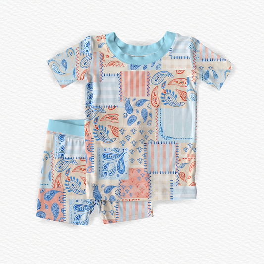 Americana Patchwork Short Set