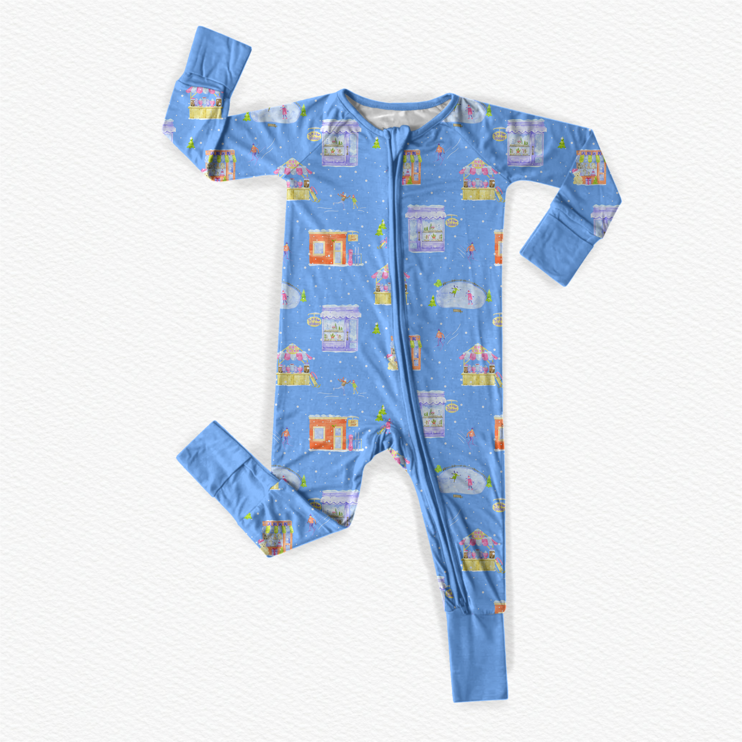 Winter Shops Zipper Romper